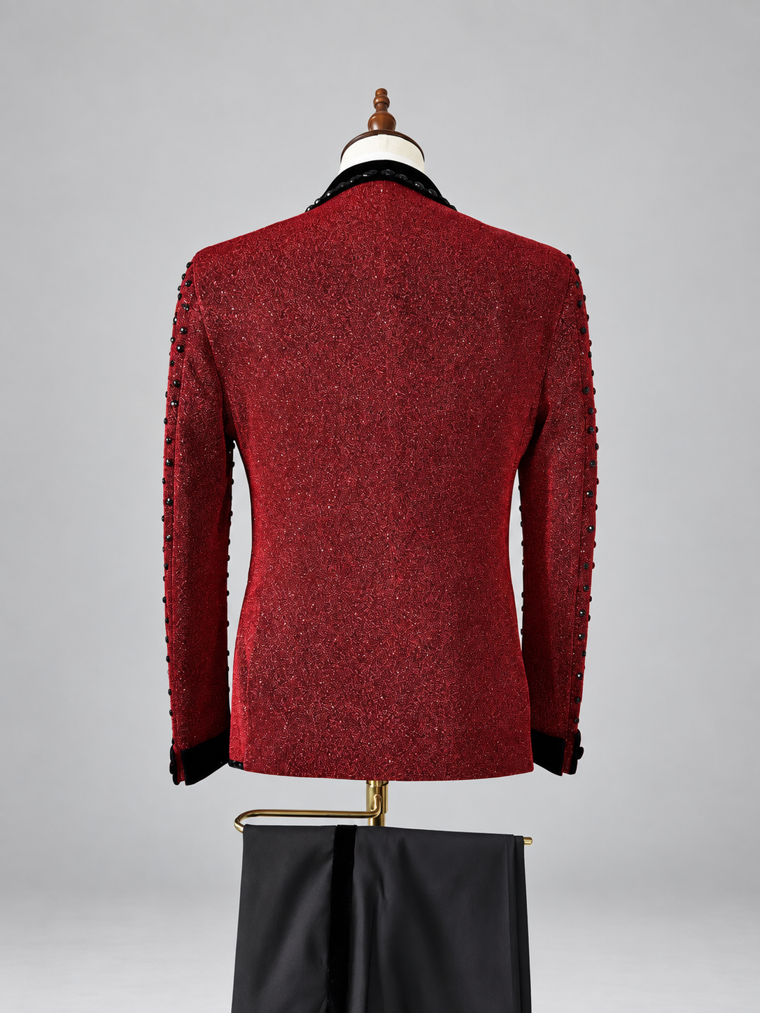 The Royal Crimson Crystal Tuxedo